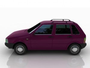 fiat uno s 3D मॉडल