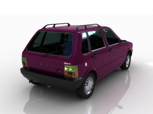 fiat uno s 3D मॉडल