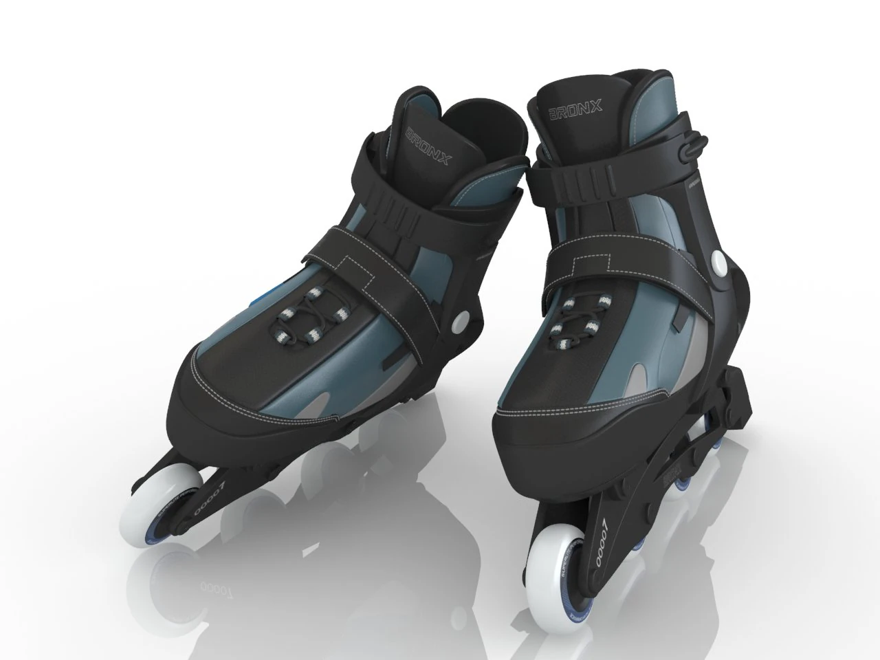 roller skates 3D Model .c4d .max .obj .3ds .fbx .stl .blend 