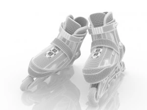 roller skates 3D Model