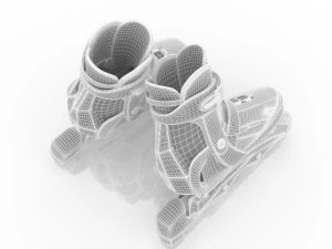 roller skates 3D Model