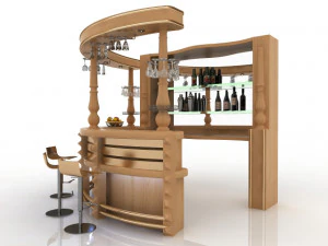 bar counter 3D Model