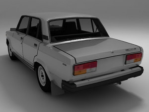 lada 2107 3Dモデル