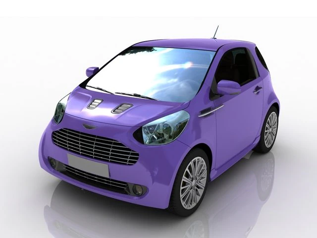 aston martin cygnet colette 3D Model .c4d .max .obj .3ds .fbx .stl .blend