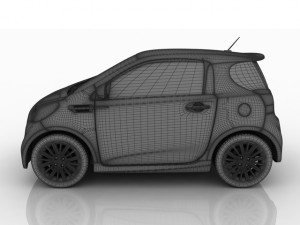aston martin cygnet colette 3D Model