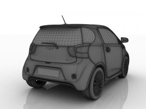 aston martin cygnet colette 3D Model