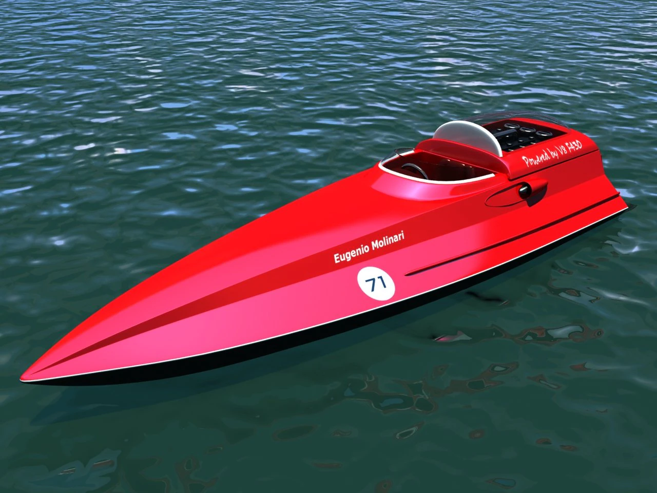 boat 3D Model .c4d .max .obj .3ds .fbx .stl .blend 