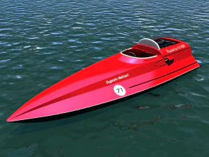 човен 3D Модель