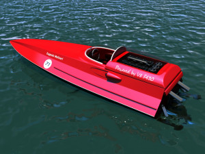 boat Modello 3D