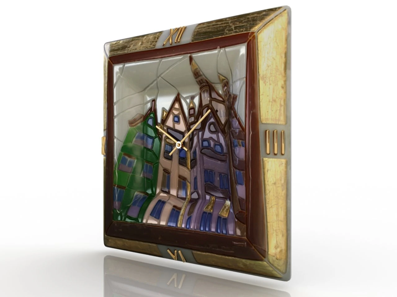 wall clock 3D Model .c4d .max .obj .3ds .fbx .stl .blend 