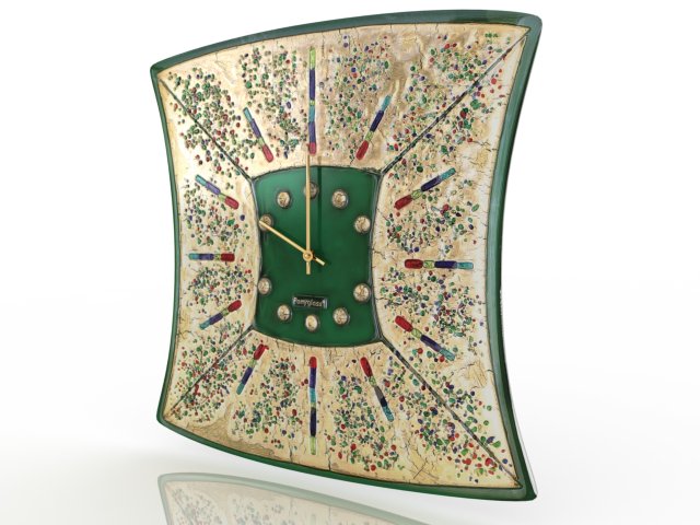 wall clock 3D Model .c4d .max .obj .3ds .fbx .stl .blend 