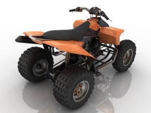 quad bike 3D Модель