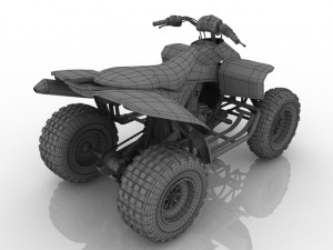 quad bike 3D Модель