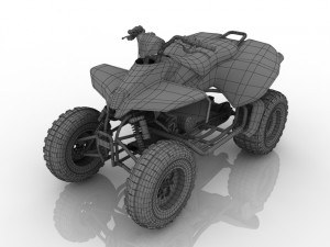 quad bike 3D Модель