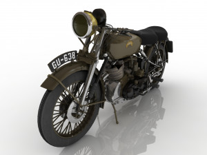 motorcycle 3D 模型