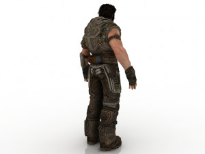 warrior man 3D मॉडल