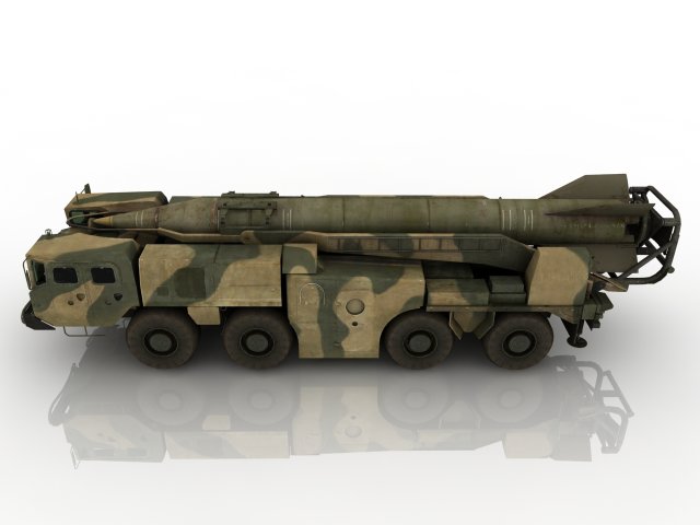 missile launcher 3D Model .c4d .max .obj .3ds .fbx .stl .blend 