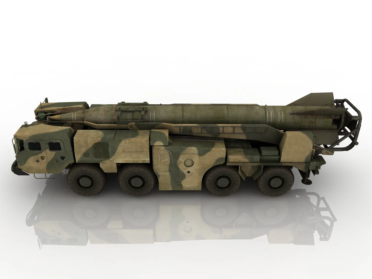 missile launcher 3D Model .c4d .max .obj .3ds .fbx .stl .blend 