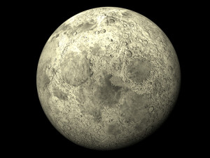 moon photorealistic Model 3D