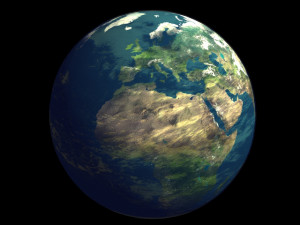 photorealistic earth 3D Model