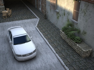 city street 3D-Modell