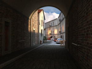 city street 3D Model