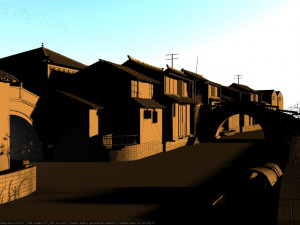old town 3D-Modell