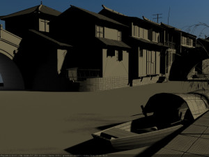 old town 3D-Modell