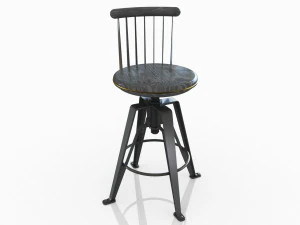 bar sandalyesi 3D Model