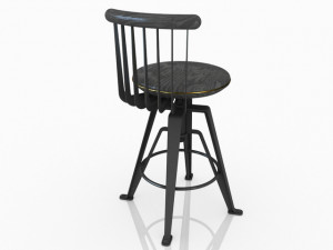 bar chair Model 3D