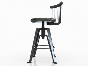 bar chair Model 3D