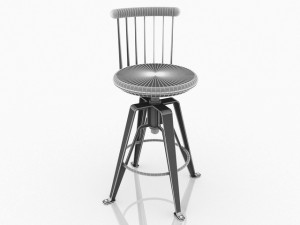 bar chair Model 3D