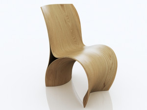 three skin chair 3D Модель