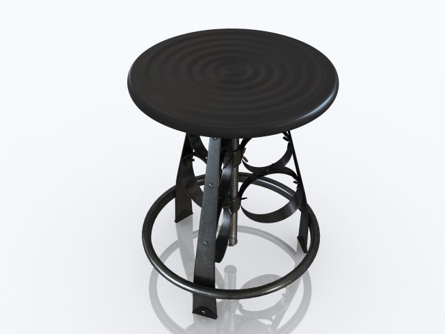 bar chair 3D मॉडल .c4d .max .obj .3ds .fbx .stl .blend 