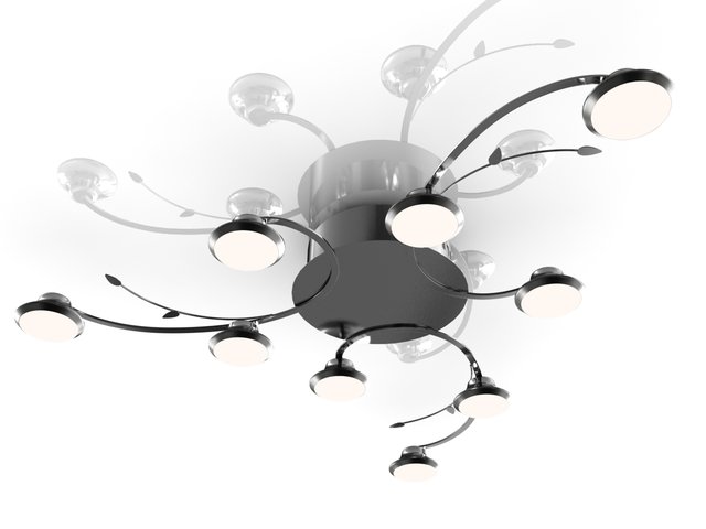 chandelier 3D Model .c4d .max .obj .3ds .fbx .stl .blend 