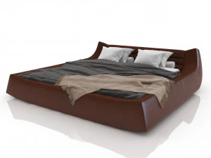 bed blanche 3D Model