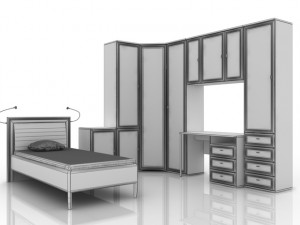 furniture set 3D Модель