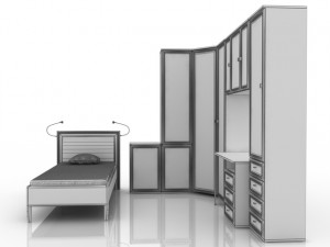 furniture set 3D Модель