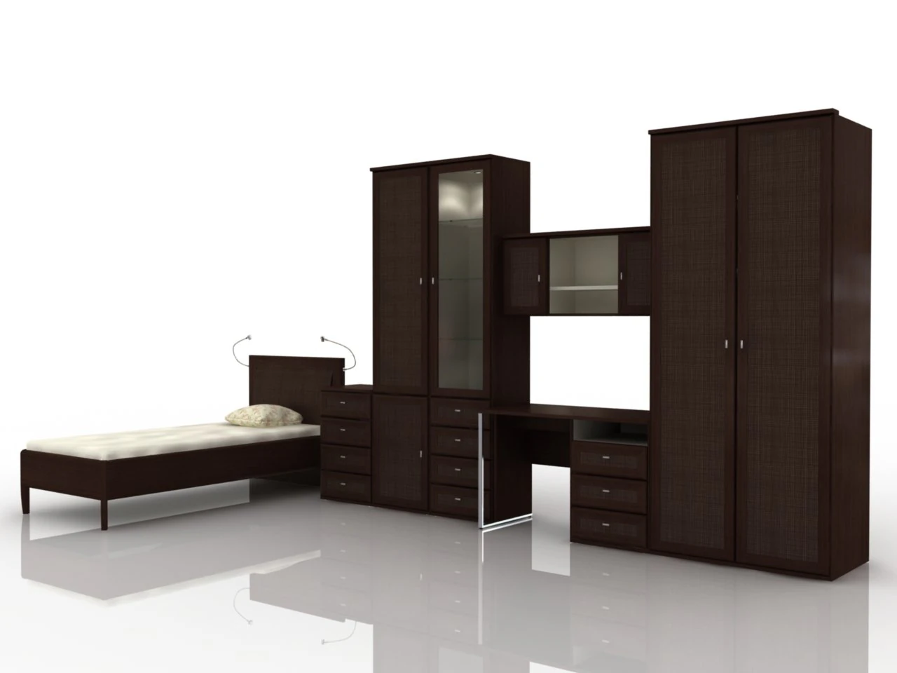 furniture set 3D Model .c4d .max .obj .3ds .fbx .stl .blend 