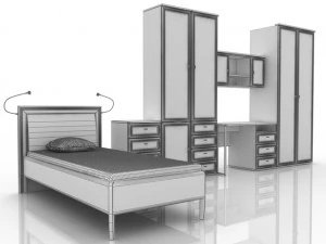 furniture set 3D Model