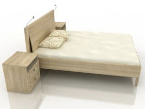 bed 3D Model