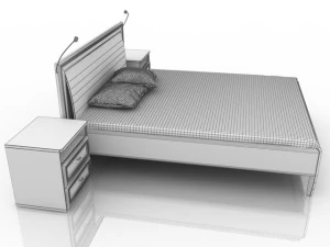bed 3D Model