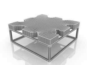 side table 3D 模型
