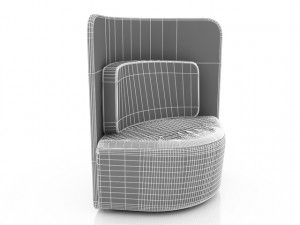 armchair shuffer 3D 모델