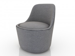 armchair hull Modèle 3D