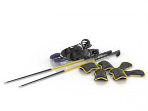 roller skis 3D 모델