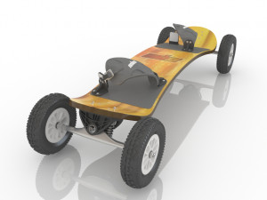skateboard Modello 3D