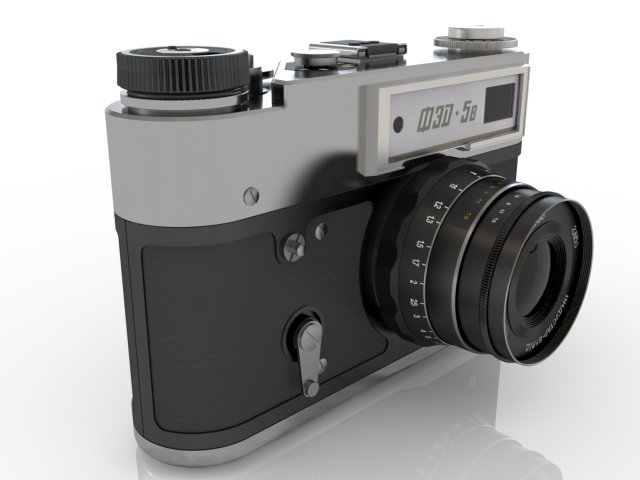 camera fed Model 3D .c4d .max .obj .3ds .fbx .stl .blend 