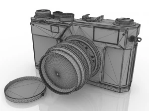 camera nikon 3D Model