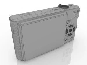 c&acirc;mera fotogr&aacute;fica lumix Modelo 3D